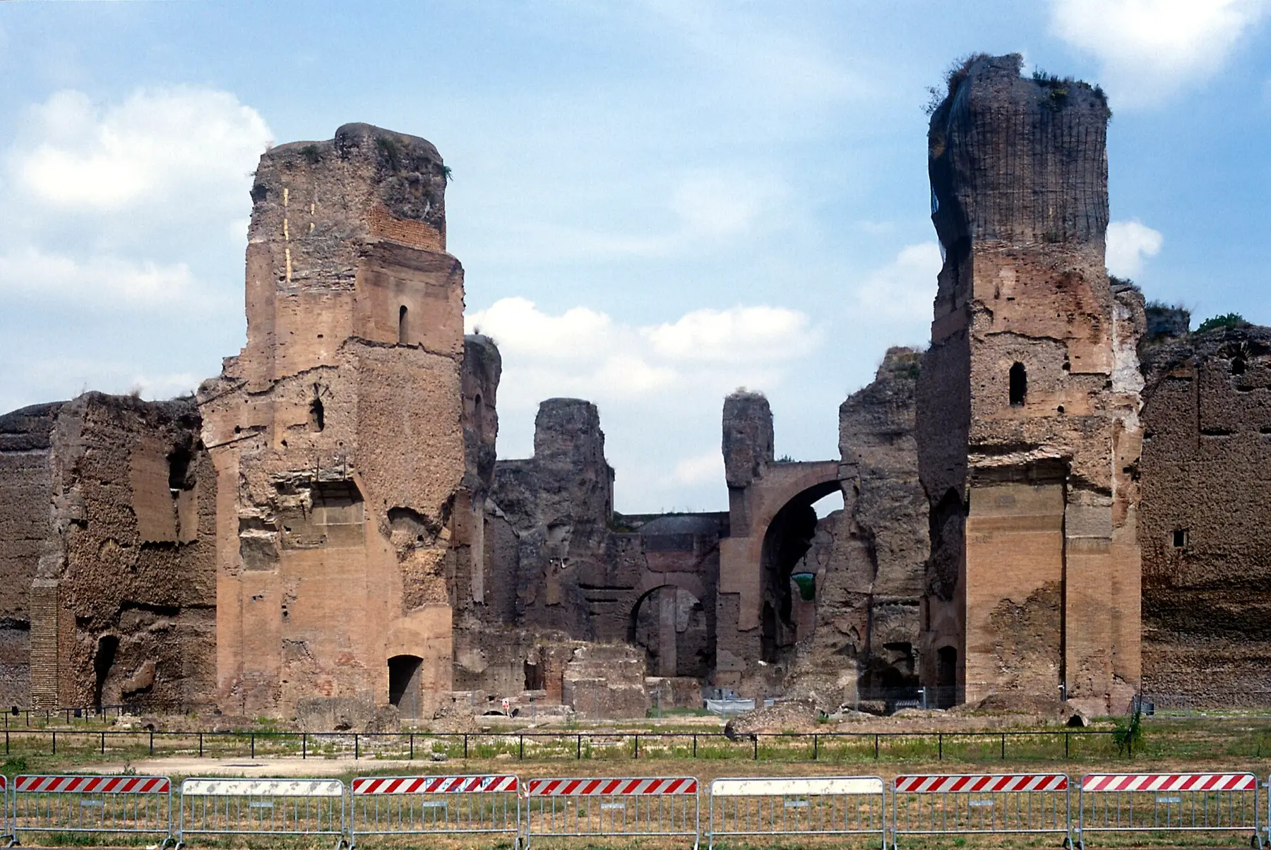 The remains of the caldarium, the hot room